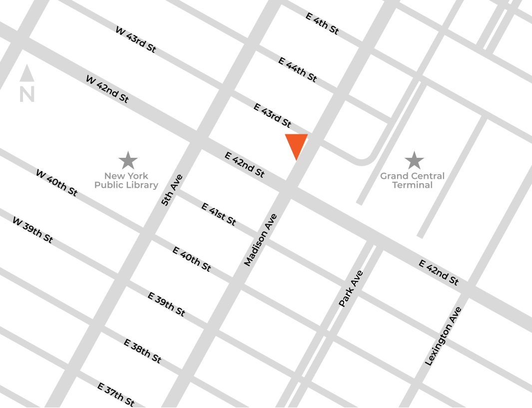 Map of the PACT office location